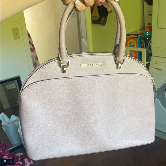 Michael Kors Women's Beige Satchel - Picture 1 of 4